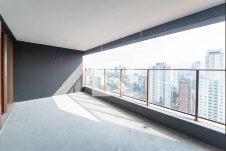 Varanda de apartamento à venda com 4 quartos, 110m² em Brooklin Novo, São Paulo