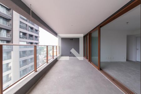 Varanda de apartamento à venda com 3 quartos, 145m² em Brooklin Novo, São Paulo