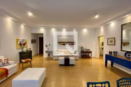 Sala de apartamento à venda com 2 quartos, 155m² em Lagoa, Rio de Janeiro