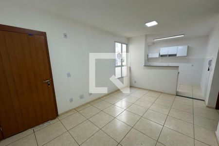 Sala de apartamento para alugar com 2 quartos, 50m² em Conjunto Habitacional Sílvio Passalacqua, Ribeirão Preto