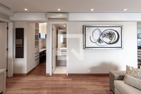 Sala de Estar  de apartamento para alugar com 2 quartos, 111m² em Brooklin, São Paulo