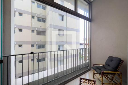 Varanda de kitnet/studio para alugar com 1 quarto, 24m² em Vila Mariana, São Paulo