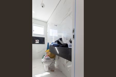 Banheiro da Suíte de casa à venda com 3 quartos, 101m² em Planalto, Belo Horizonte