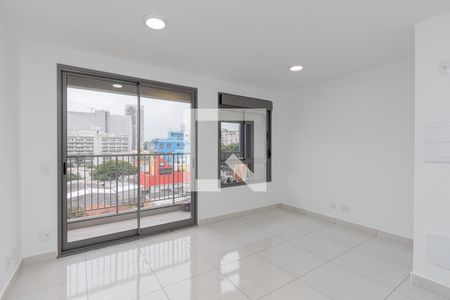 Sala/ Cozinha de apartamento para alugar com 1 quarto, 37m² em Santo Amaro, São Paulo