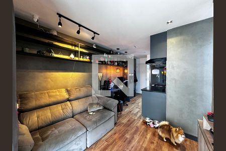 Sala de apartamento para alugar com 1 quarto, 37m² em Campo Belo, São Paulo