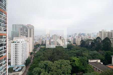 Vista Sala de apartamento à venda com 2 quartos, 115m² em Consolação, São Paulo