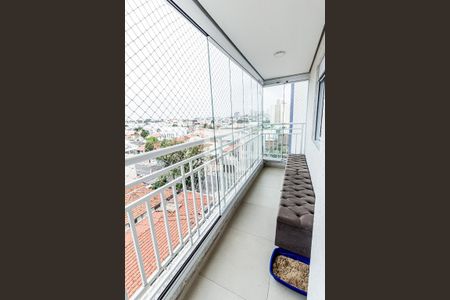 Varanda da Sala de apartamento à venda com 2 quartos, 54m² em Vila Pires, Santo André