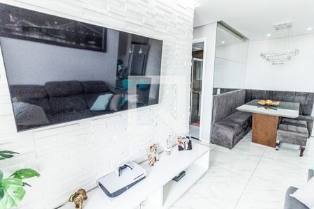 Sala de apartamento à venda com 2 quartos, 54m² em Vila Pires, Santo André