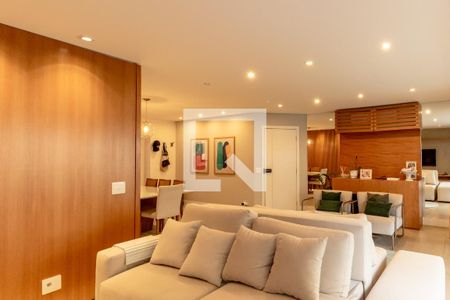 Sala de apartamento à venda com 3 quartos, 139m² em Indianópolis, São Paulo