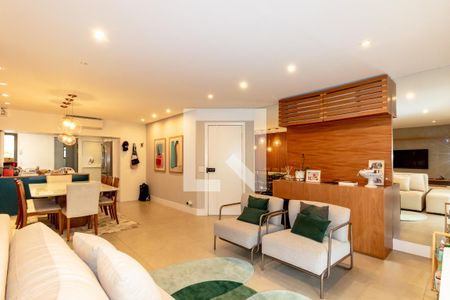 Sala de apartamento à venda com 3 quartos, 139m² em Indianópolis, São Paulo