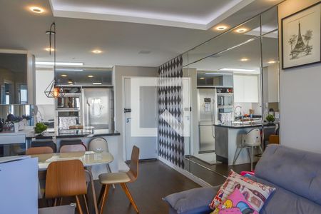 Sala de apartamento para alugar com 2 quartos, 56m² em Vila Campestre, São Bernardo do Campo