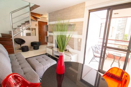 Sala de apartamento para alugar com 2 quartos, 66m² em Brooklin Paulista, São Paulo