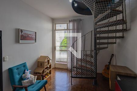 Sala de apartamento à venda com 3 quartos, 192m² em São Pedro, Belo Horizonte