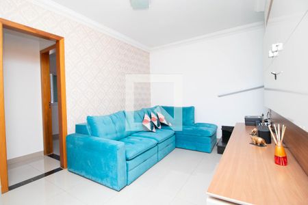 Sala de apartamento à venda com 3 quartos, 110m² em Vila Homero Thon, Santo André