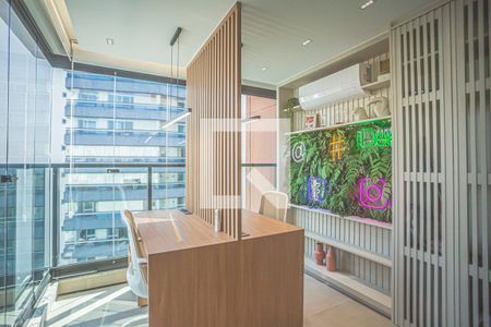 Varanda de kitnet/studio à venda com 1 quarto, 42m² em Chácara Inglesa, São Paulo