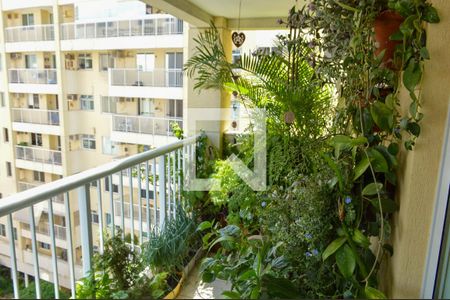 Varanda da Sala de apartamento à venda com 3 quartos, 85m² em Taquara, Rio de Janeiro