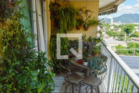 Varanda da Sala de apartamento à venda com 3 quartos, 85m² em Taquara, Rio de Janeiro