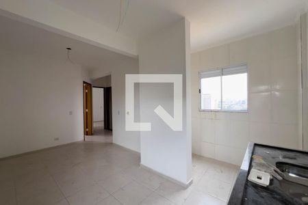 Sala e cozinha de apartamento à venda com 3 quartos, 48m² em Vila Aricanduva, São Paulo