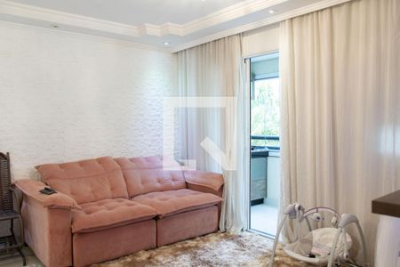 sala de apartamento à venda com 2 quartos, 70m² em Chácara Califórnia, São Paulo