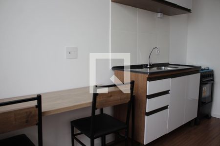 Cozinha de apartamento para alugar com 1 quarto, 24m² em Belenzinho, São Paulo
