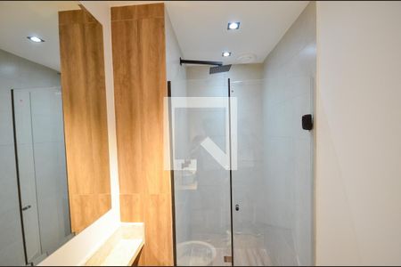 Banheiro de apartamento para alugar com 1 quarto, 48m² em São Cristóvão, Rio de Janeiro