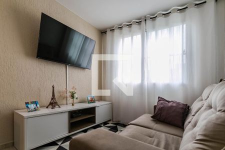 Sala de apartamento para alugar com 1 quarto, 48m² em Conjunto Residencial do Bosque, Mogi das Cruzes