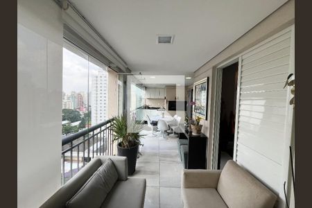 Varanda de apartamento à venda com 3 quartos, 129m² em Vila Clementino, São Paulo