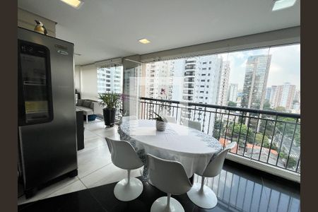 Varanda de apartamento à venda com 3 quartos, 129m² em Vila Clementino, São Paulo