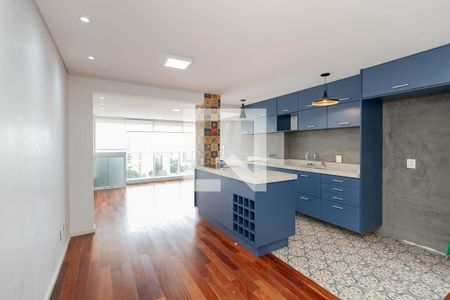 Sala/ Cozinha de apartamento para alugar com 2 quartos, 70m² em Campo Belo, São Paulo