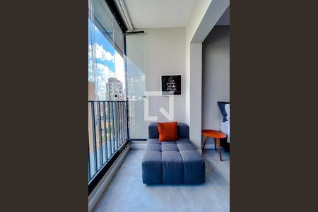 Varanda de kitnet/studio para alugar com 1 quarto, 19m² em Vila Mariana, São Paulo