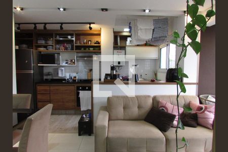 Sala/Cozinha de apartamento à venda com 2 quartos, 48m² em Vila Andrade, São Paulo
