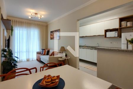 Sala de apartamento para alugar com 1 quarto, 56m² em Aviação, Praia Grande