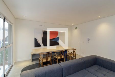 Apartamento para alugar com 25m², 1 quarto e sem vaga Apartamento para alugar com 25m², 1 quarto e sem vagaÁrea comum - Salão de jogos