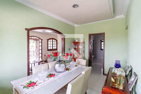 Sala de Jantar de casa à venda com 3 quartos, 180m² em Paquetá, Belo Horizonte