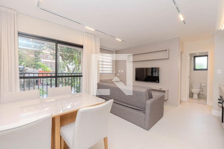 Sala/Cozinha de apartamento para alugar com 1 quarto, 37m² em Consolação, São Paulo