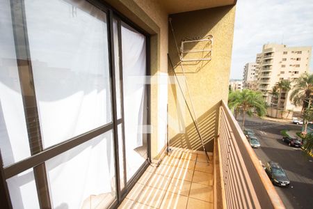 Sacada da sala de apartamento para alugar com 2 quartos, 70m² em Vila Ana Maria, Ribeirão Preto