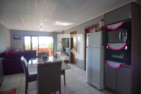 Sala/Cozinha de casa à venda com 2 quartos, 78m² em Santos Dumont, São Leopoldo