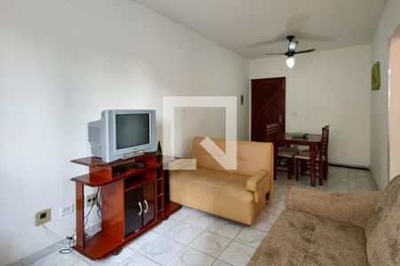 Sala de apartamento para alugar com 1 quarto, 60m² em Tupi, Praia Grande