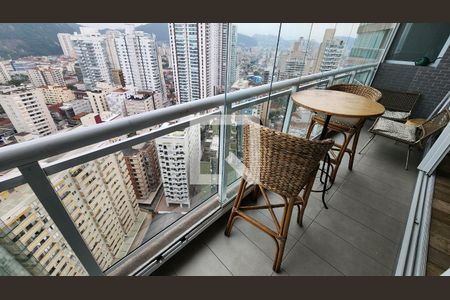 Varanda de apartamento para alugar com 1 quarto, 54m² em José Menino, Santos