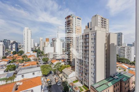 Vista da Sala de kitnet/studio para alugar com 1 quarto, 28m² em Pinheiros, São Paulo