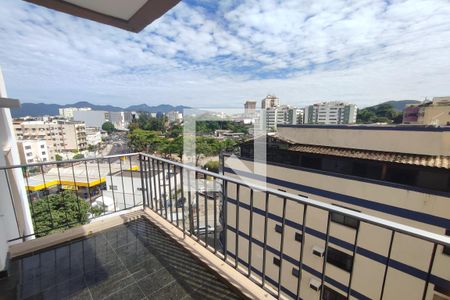 Varanda da Sala de apartamento para alugar com 3 quartos, 85m² em Pechincha, Rio de Janeiro