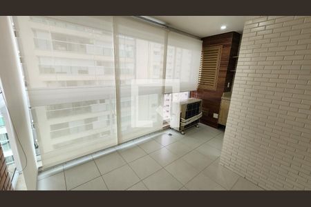 Varanda da Sala de apartamento para alugar com 1 quarto, 49m² em Ponta da Praia, Santos