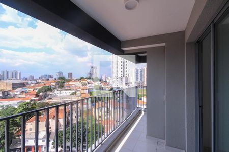Varanda de apartamento à venda com 2 quartos, 50m² em Vila Firmiano Pinto, São Paulo