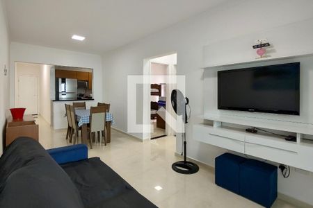 Sala de apartamento para alugar com 2 quartos, 81m² em Maracanã, Praia Grande