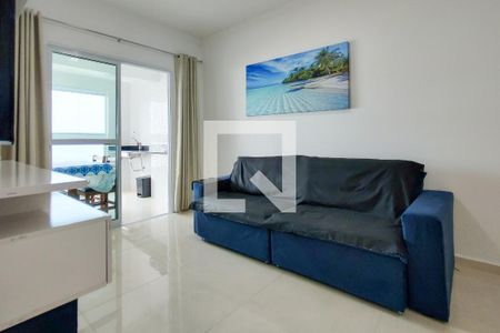 Sala de apartamento para alugar com 2 quartos, 81m² em Maracanã, Praia Grande