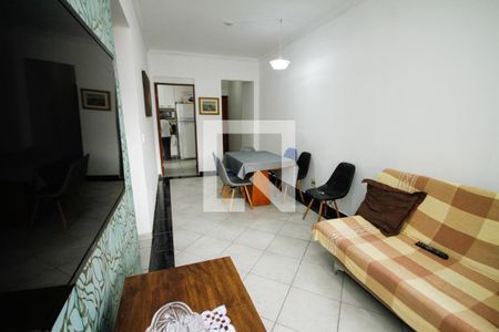 Sala de apartamento para alugar com 2 quartos, 78m² em Aviação, Praia Grande