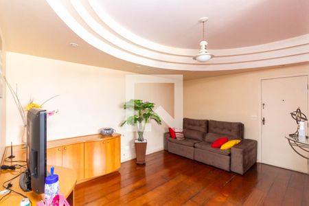 Sala de apartamento à venda com 3 quartos, 90m² em Sagrada Família, Belo Horizonte