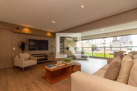 Sala de apartamento à venda com 3 quartos, 163m² em Pinheiros, São Paulo