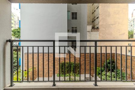 Varanda de kitnet/studio à venda com 1 quarto, 27m² em Vila Buarque, São Paulo