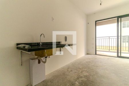 Cozinha de kitnet/studio à venda com 1 quarto, 27m² em Vila Buarque, São Paulo
